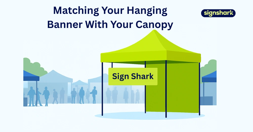 Matching Your Hanging Banner With Your Canopy